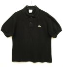 画像: 90'S CHEMISE LACOSTE ポロシャツ ブラック フランス製 (VINTAGE) 「S/S Polo」 入荷しました。