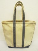 画像: 80'S LL Bean 2色タグ 耳付き キャンバス ロングハンドル トートバッグ ネイビー USA製 (VINTAGE) 「Bag」 入荷しました。