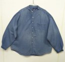画像: 80'S GAP 旧タグ リネン/コットン バンドカラーシャツ INDIGO (VINTAGE) 「L/S Shirt」 入荷しました。