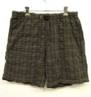 画像: 90'S GRAMICCI 旧ロゴ ベルト付き ショーツ ブラックチェック USA製 (VINTAGE) 「Shorts」 入荷しました。