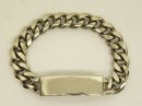 画像: IDプレート チェーンブレスレット シルバー (VINTAGE) 「Accessorie」 入荷しました。