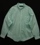 画像: 90'S RALPH LAUREN ボタンダウンシャツ ミントブルーストライプ XXL (VINTAGE) 「L/S Shirt」 入荷しました。
