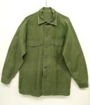 画像: 60'S アメリカ軍 US ARMY OG107 コットンサテン ユーティリティシャツ (VINTAGE) 「L/S Shirt」 入荷しました。