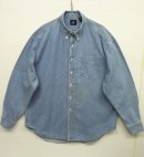 画像: 90'S GAP 旧タグ デニム BDシャツ インディゴ (VINTAGE) 「L/S Shirt」 入荷しました。