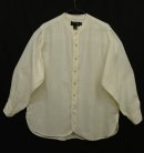 画像: COUNTRY SHOP リネン バンドカラーシャツ WHITE (VINTAGE) 「L/S Shirt」 入荷しました。