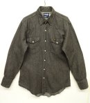 画像: 80'S WRANGLER 70127BK 長袖 デニムシャツ ブラック USA製 (VINTAGE) 「L/S Shirt」 入荷しました。