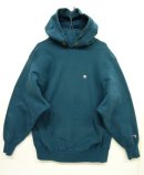 画像: 90'S CHAMPION 刺繍タグ リバースウィーブ パーカー TEAL USA製 (VINTAGE) 「Parka」 入荷しました。