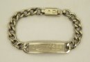 画像: IDプレート チェーンブレスレット シルバー (VINTAGE) 「Accessorie」 入荷しました。