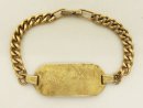 画像: 40'S IDプレート チェーンブレスレット ゴールド (VINTAGE) 「Accessorie」 入荷しました。