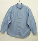 画像: UNKNOWN シャンブレー スタンドカラー チャイナシャツ LT BLUE (VINTAGE) 「L/S Shirt」 入荷しました。