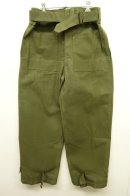 画像: 50'S フランス軍 メタルボタン モーターサイクル オーバーパンツ OLIVE (DEADSTOCK) 「Bottoms」 入荷しました。