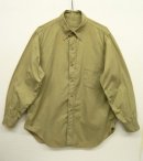 画像: 50'S アメリカ軍 US ARMY "STAND-UP COLLAR" ポプリンシャツ KHAKI (VINTAGE) 「L/S Shirt」 入荷しました。