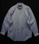 画像: 90'S RALPH LAUREN "YARMOUTH" ピンオックス ボタンダウンシャツ BLUE (VINTAGE) 「L/S Shirt」 入荷しました。