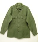 画像: 60'S アメリカ軍 US ARMY OG107 コットンサテン ユーティリティシャツ ステンシル入り (VINTAGE) 「L/S Shirt」 入荷しました。