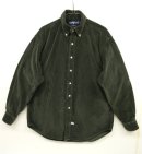 画像: 90'S RALPH LAUREN 太畝コーデュロイ ボタンダウンシャツ オリーブ (VINTAGE) 「L/S Shirt」 入荷しました。