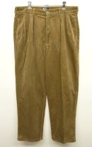 画像: 80'S RALPH LAUREN ツープリーツ TALONジップ 太畝 コーデュロイパンツ TAN USA製 (VINTAGE) 「Bottoms」 入荷しました。