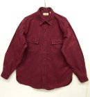 画像: 80'S LL Bean シャモアクロス 長袖シャツ バーガンディ USA製 (VINTAGE) 「L/S Shirt」 入荷しました。
