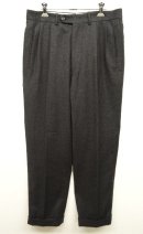 画像: UNKNOWN ツープリーツ ウールトラウザーズ スラックス CHARCOAL (VINTAGE) 「Bottoms」 入荷しました。