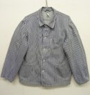 画像: ユーロワーク ワークジャケット カバーオール ストライプ (VINTAGE) 「Jacket」 入荷しました。
