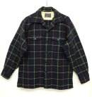 画像: 70'S WONDER WOOL by ARROW ウール オープンカラーシャツ チェック柄 (VINTAGE) 「L/S Shirt」 入荷しました。