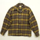 画像: 70'S TOWNCRAFT フランネル オープンカラーシャツ チェック柄 (VINTAGE) 「L/S Shirt」 入荷しました。