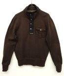 画像: RALPH LAUREN ハーフジップ プルオーバースウェット DK BROWN (USED) 「Sweat Shirt」 入荷しました。