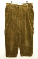 画像: UNKNOWN ツープリーツ 太畝 コーデュロイパンツ BROWN (VINTAGE) 「Bottoms」 入荷しました。