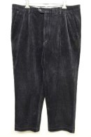 画像: UNKNOWN ツープリーツ 太畝 コーデュロイパンツ NAVY イタリア製 (VINTAGE) 「Bottoms」 入荷しました。
