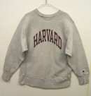 画像: 80'S CHAMPION "HARVARD" 染み込みプリント トリコタグ リバースウィーブ USA製 (VINTAGE) 「Sweat Shirt」 入荷しました。