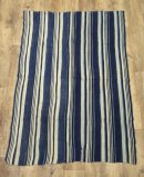 画像: アフリカン インディゴ ファブリック ストライプ 145cm x 103cm (ANTIQUE) 「Antique Goods」 入荷しました。