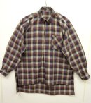 画像: 70'S UNKNOWN フレンチワーク グランパシャツ チェック柄 (VINTAGE) 「L/S Shirt」 入荷しました。