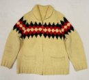 画像: 60'S カウチンセーター FLASHジップ NATURAL/BLACK&RED (VINTAGE) 「Knit」 入荷しました。