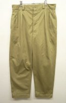 画像: 60'S フランス軍 M52 プリーツ入り チノパンツ サイズ36 (VINTAGE) 「Bottoms」 入荷しました。