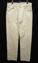 画像: 90'S LEVIS 501 デニム ホワイト フランス製 W32L34 (VINTAGE) 「Bottoms」 入荷しました。