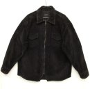 画像: CHECKPOINT 太畝コーデュロイ フルジップシャツ BLACK (USED) 「L/S Shirt」 入荷しました。
