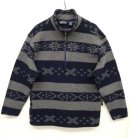 画像: 90'S EDDIE BAUER "EBTEK" ハーフジップ フリースジャケット スノーフレーク柄 (VINTAGE) 「Jacket」 入荷しました。