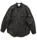 画像: KNIGHTS BRIDGE 長袖 ノーカラーシャツ ブラックベース/同色チェック (USED) 「L/S Shirt」 入荷しました。