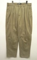 画像: 90'S RALPH LAUREN "サイドダブルステッチ" ツープリーツ チノパンツ BEIGE (VINTAGE) 「Bottoms」 入荷しました。