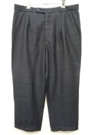 画像: UNKNOWN ツープリーツ トラウザーズ スラックス チャコールベース/チェック柄 (VINTAGE) 「Bottoms」 入荷しました。