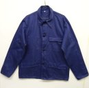画像: ユーロワーク コットン ワークジャケット カバーオール ネイビー (VINTAGE) 「Jacket」 入荷しました。