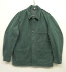 画像: ユーロワーク デニム ワークジャケット カバーオール グリーン (VINTAGE) 「Jacket」 入荷しました。