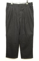 画像: UNKNOWN ツープリーツ トラウザーズ スラックス チャコールベース/チェック柄 (VINTAGE) 「Bottoms」 入荷しました。