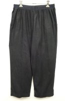 画像: ウエストゴム入り デニム イージーパンツ 後染めBLACK (USED) 「Bottoms」 入荷しました。
