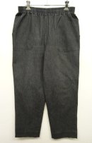画像: ウエストゴム入り デニム イージーパンツ BLACK USA製 (USED) 「Bottoms」 入荷しました。