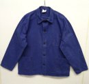 画像: ユーロワーク コットン100% ワークジャケット カバーオール ブルー (VINTAGE) 「Jacket」 入荷しました。