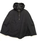 画像: AVENUE ハーフジップ フード付き アノラック ポンチョ ブラック (VINTAGE) 「Jacket」 入荷しました。