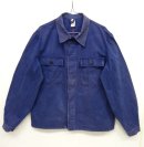画像: ユーロワーク HBT ヘリンボーンツイル ワークジャケット カバーオール BLUE (VINTAGE) 「Jacket」 入荷しました。