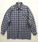 画像: 80'S UNKNOWN ユーロワーク フランネル ビッグシャツ チェック柄 (DEADSTOCK) 「L/S Shirt」 入荷しました。