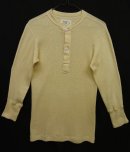 画像: 80'S アメリカ軍 ヘンリーネック アンダーシャツ NATURAL (DEADSTOCK) 「T-Shirt」 入荷しました。