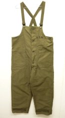 画像: 40'S アメリカ軍 US NAVY ステンシル入り デッキトラウザーズ オーバーオール TALONコの字留め (VINTAGE) 「Bottoms」 入荷しました。